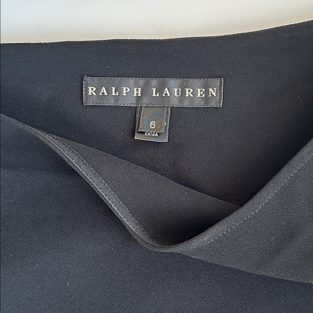 Ralph Lauren Vintage Black Label Sleeveless Cape Dress Size 6 - Picture 7 of 8